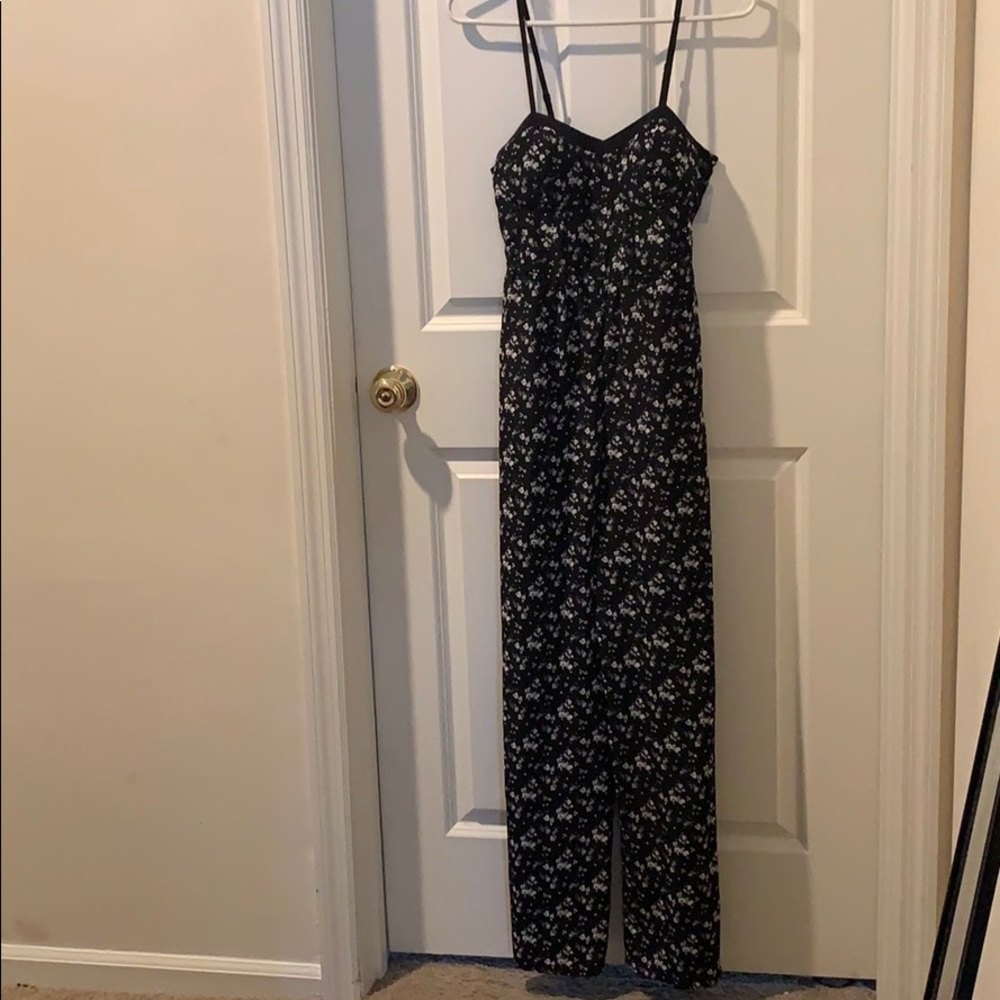 Women's Floral Print Two pocket Jumpsuit